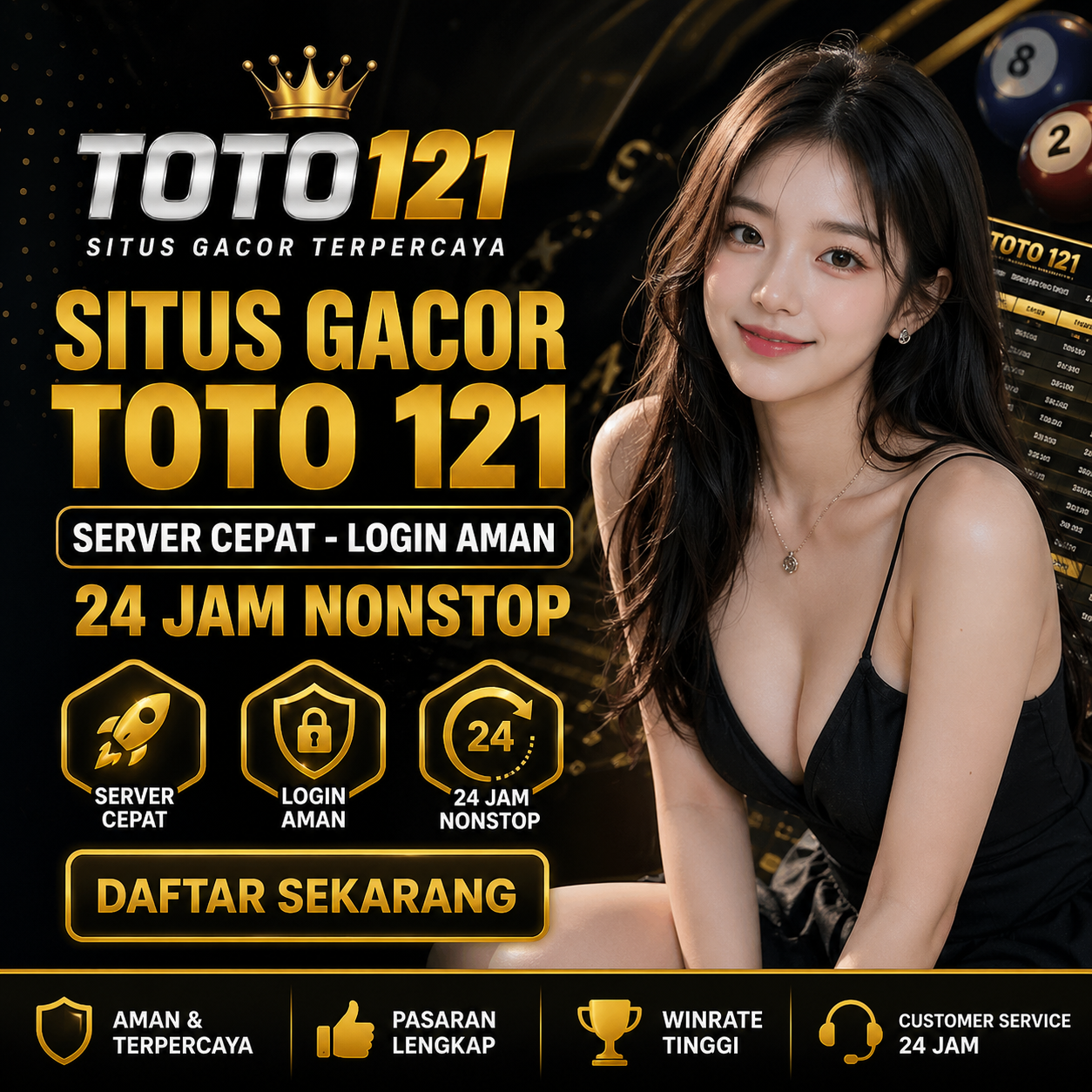 TOTO121 § Situs Gacor TOTO 121 Server Cepat Login Aman 24 Jam Nonstop